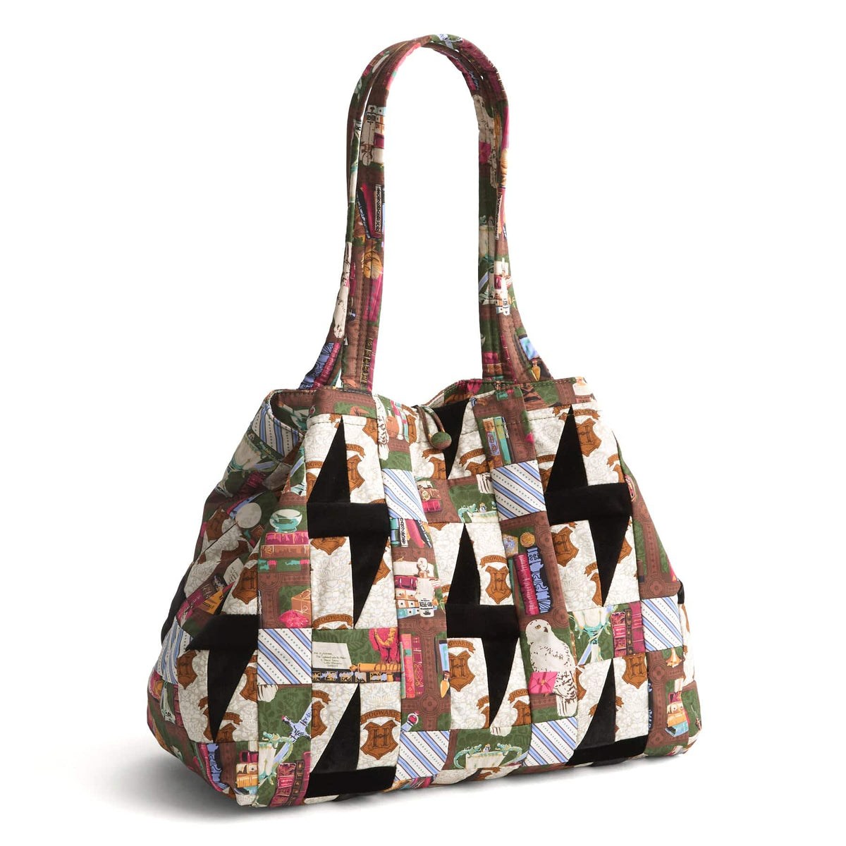 Harry Potter Hathaway Tote in Hogwarts Library Patchwork