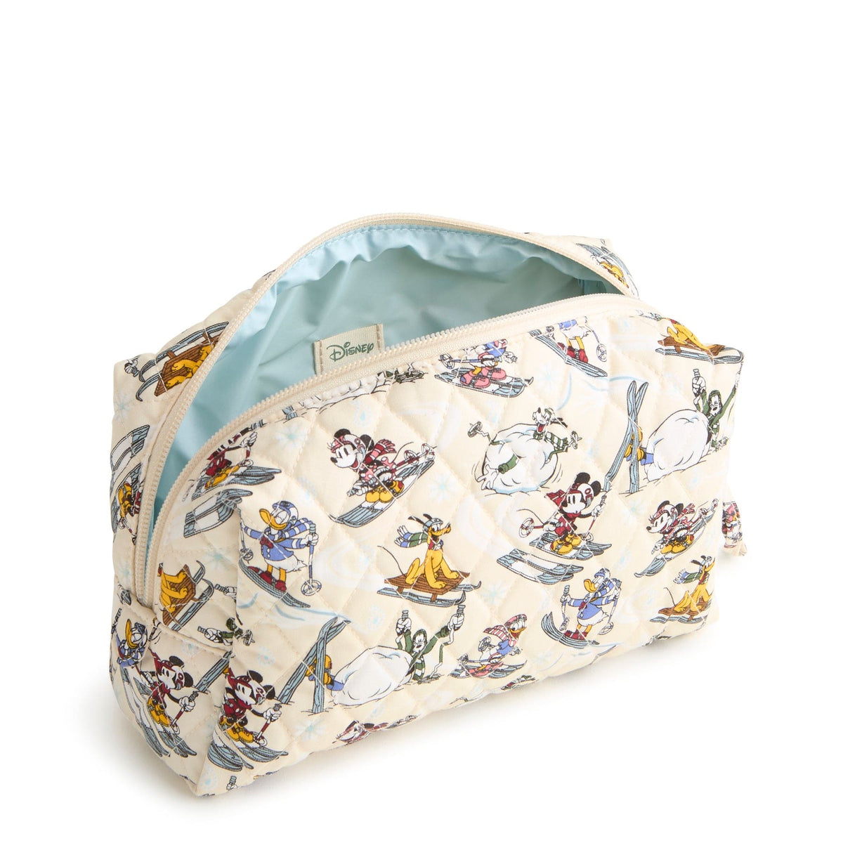 Disney Medium Cosmetic Bag in Downhill Skiing Mickey and Friends