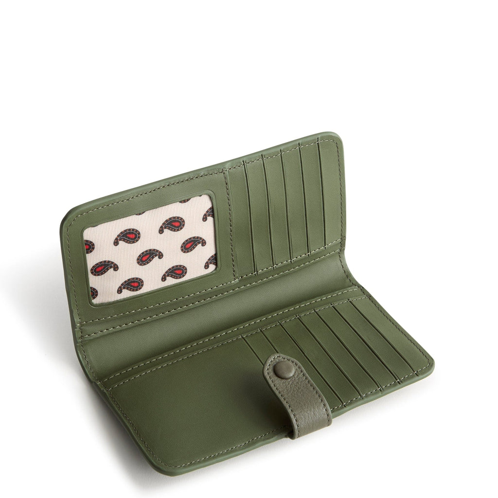 Tab Wallet in Bronze Green