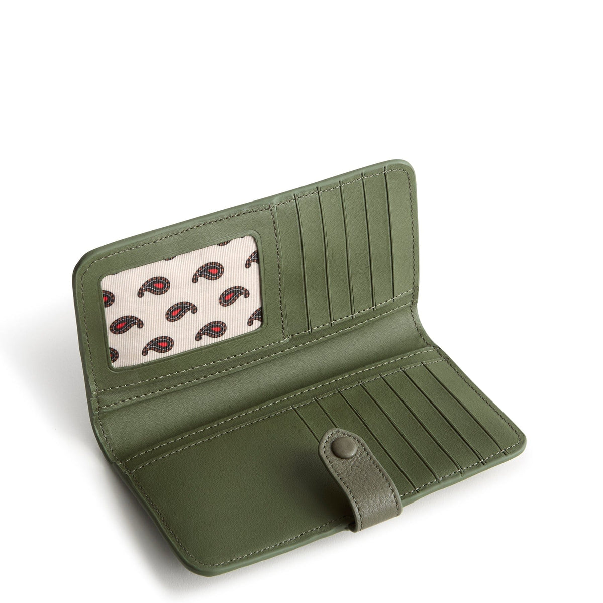 Tab Wallet in Bronze Green