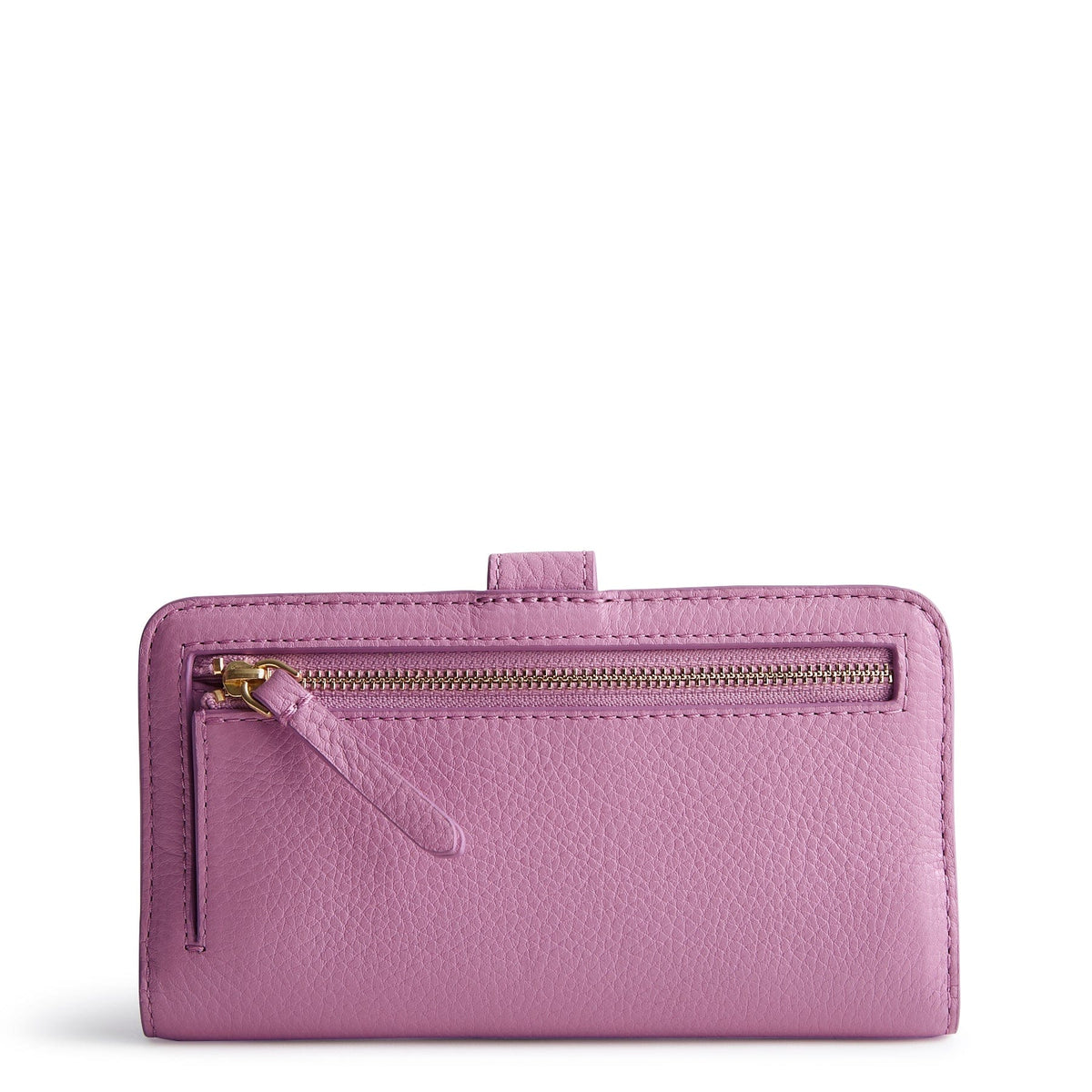 Tab Wallet Clutch in Smoky Grape