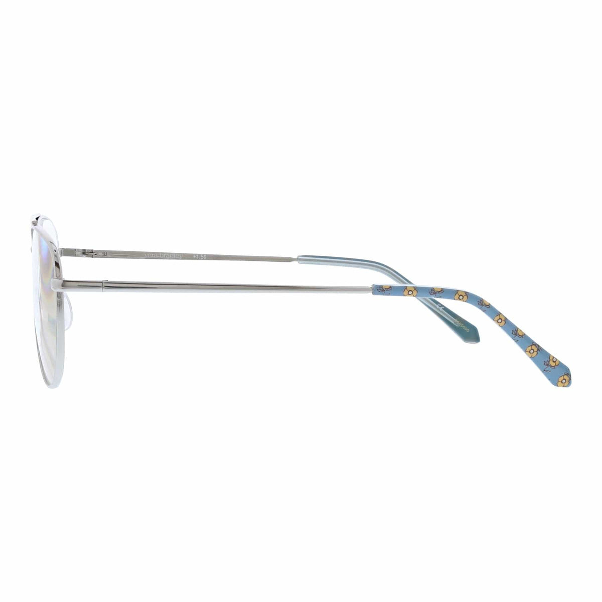 Edisto Blue Light Reader Glasses in Tiny Poppy Cerulean