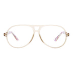 Tye Blue Light Reader Glasses in Stripey Buttons