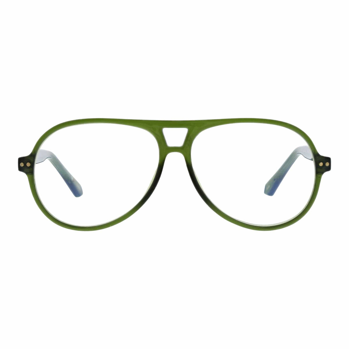 Tye Blue Light Reader Glasses in Cedar Green