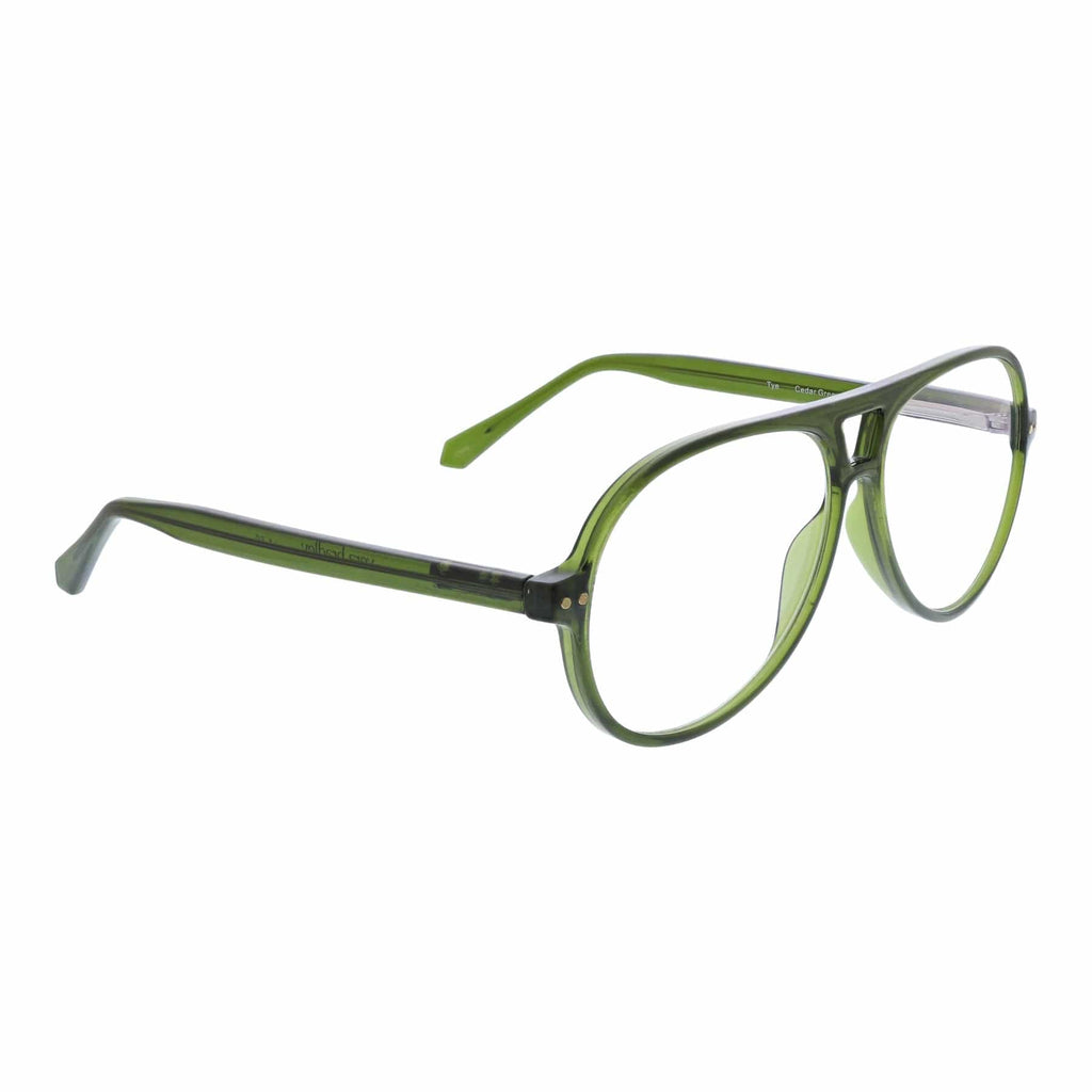 Tye Blue Light Reader Glasses in Cedar Green