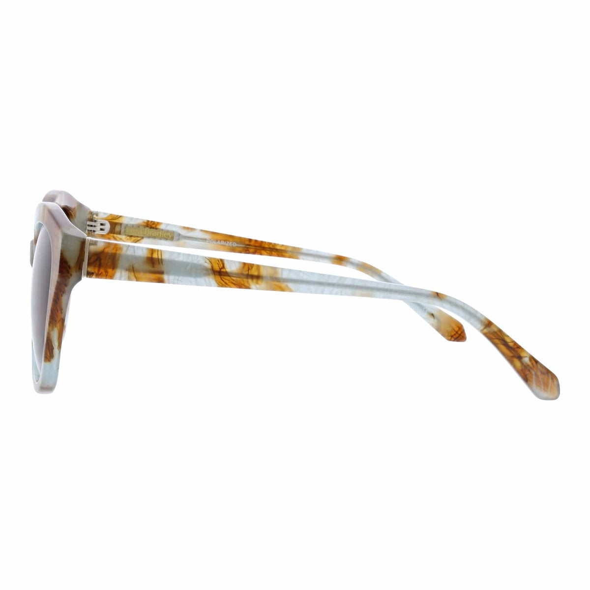 Dall Polarized Sunglasses in Blue Horn