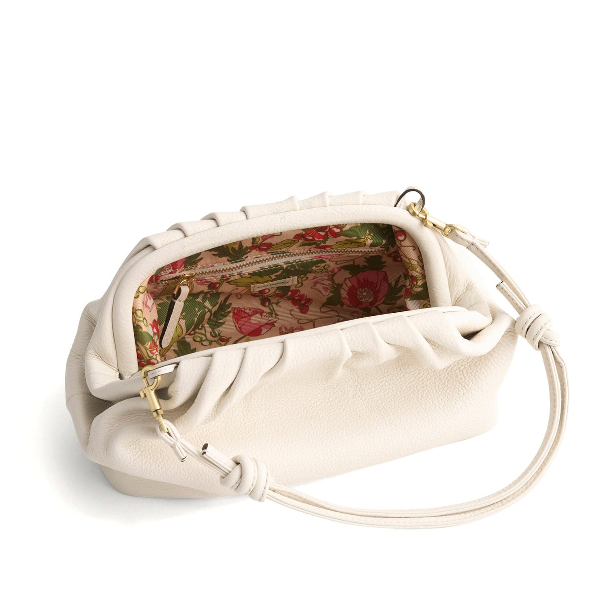Taber Dumpling Bag in Cottage Cream