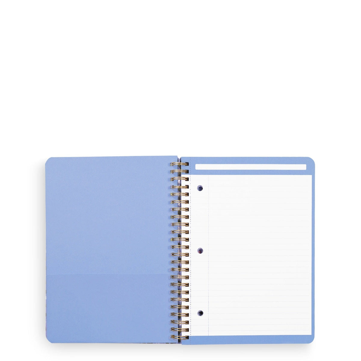 Small Spiral Notebook with Pockets in Slow Dance
