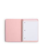 Small Spiral Notebook with Pockets in Melissa Ditsy Pink