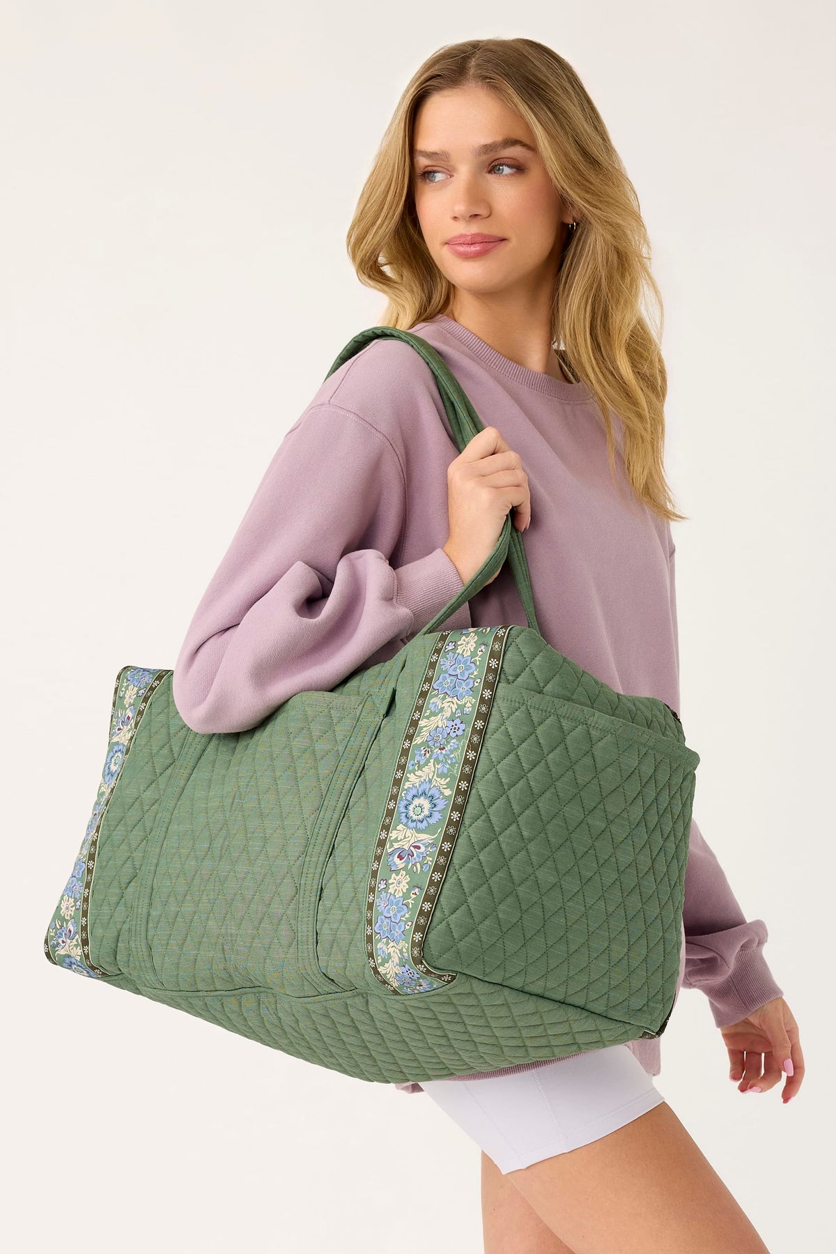 Large Original Duffel Bag in Vineyard Green Chambray