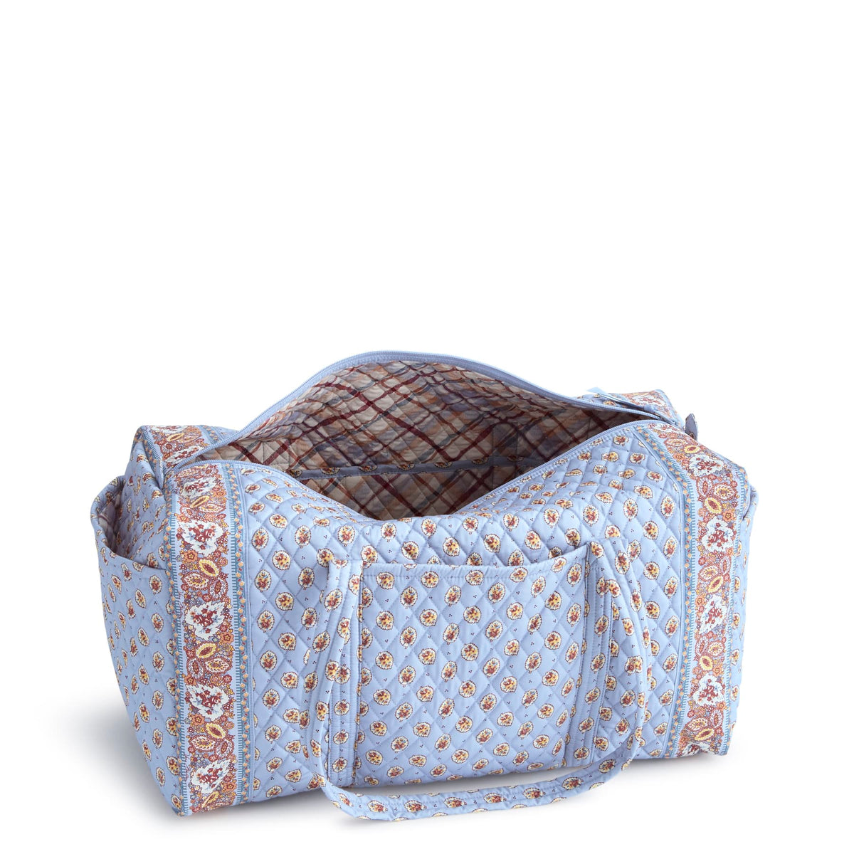 Large Original Duffel Bag in Blue Leaf