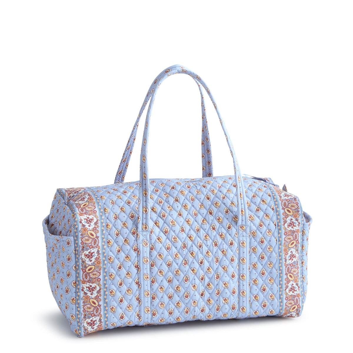 Large Original Duffel Bag in Blue Leaf