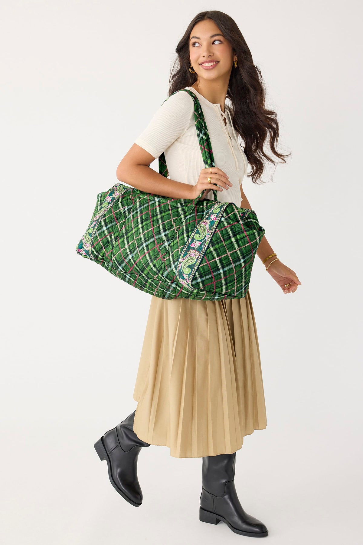 Large Original Duffel Bag in Chelsea Plaid