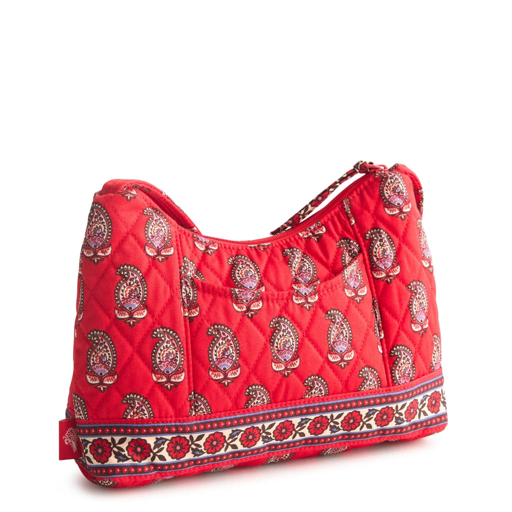 Post Shoulder Bag in Flowering Paisley Goji Berry
