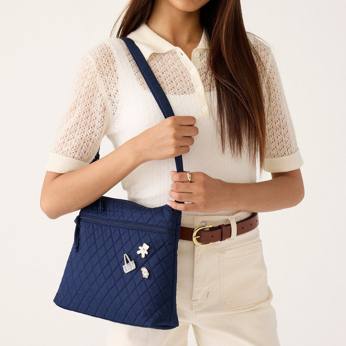 Original Zip Hipster Crossbody Bag in Peacoat