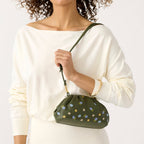 Small Taber Crossbody Bag in Meadow Bouquet Bronze Green