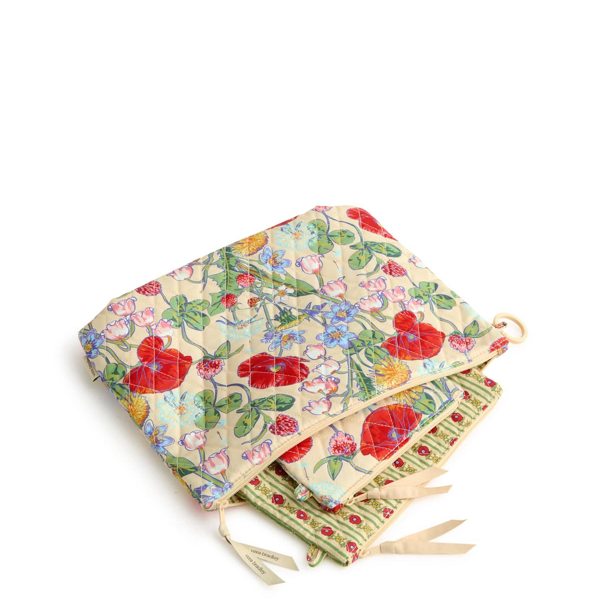 Three Pouch Organizer Set in All the Pretty Wildflowers