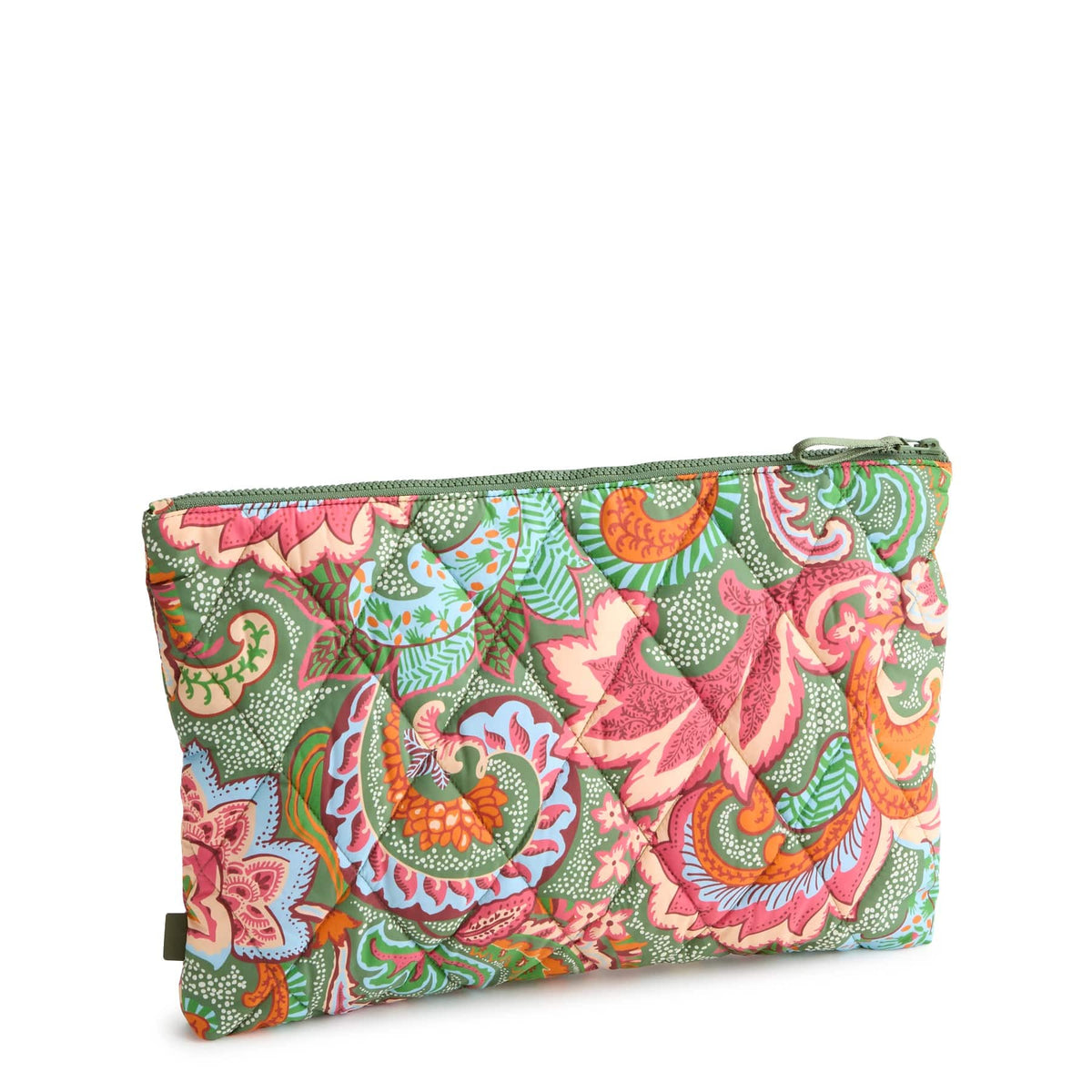 Laptop Pouch in Leaf Me Not Paisley