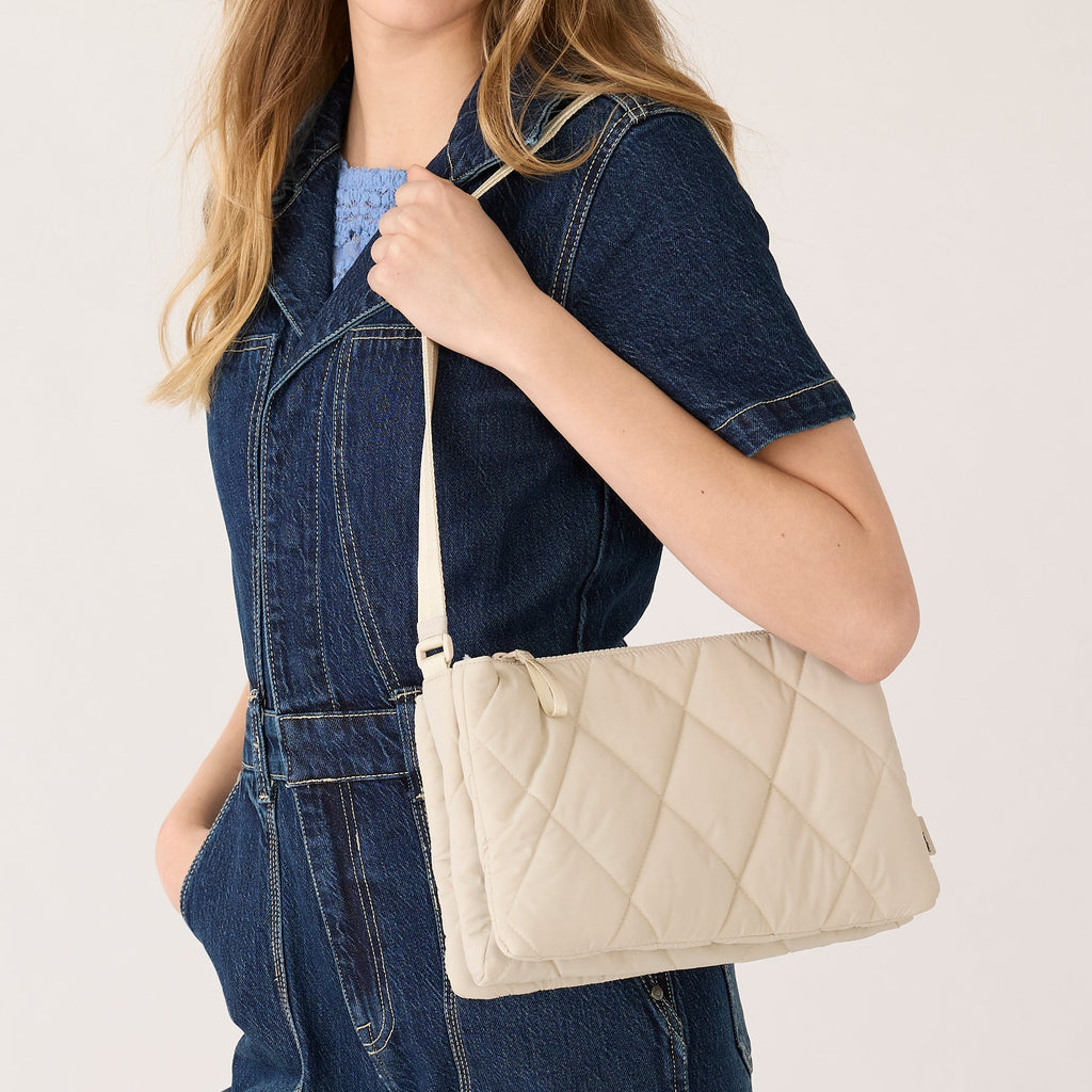 Foxbury Crossbody in Pumice Stone