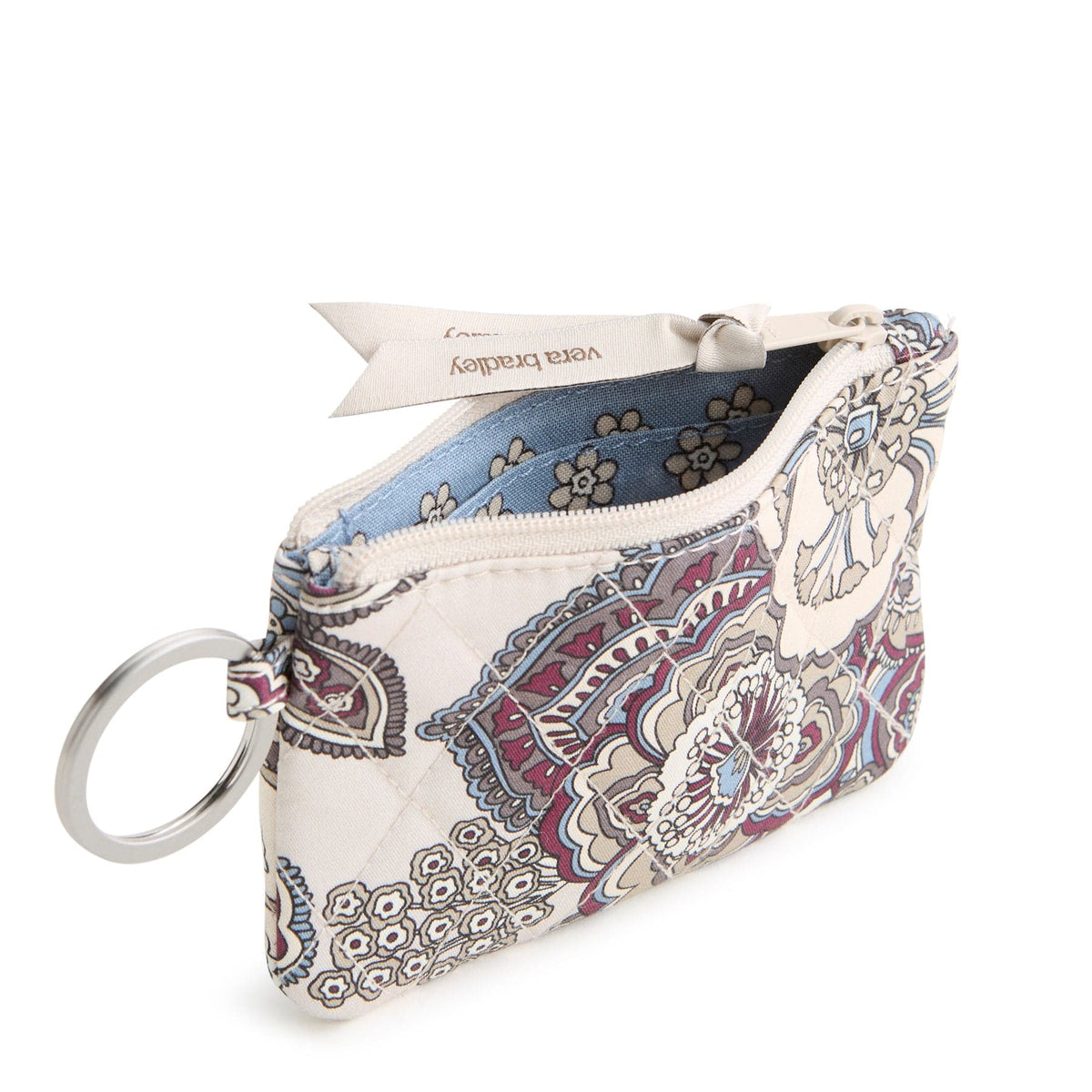 Zip ID Pouch with Breakaway Lanyard in Neutral Rhapsody