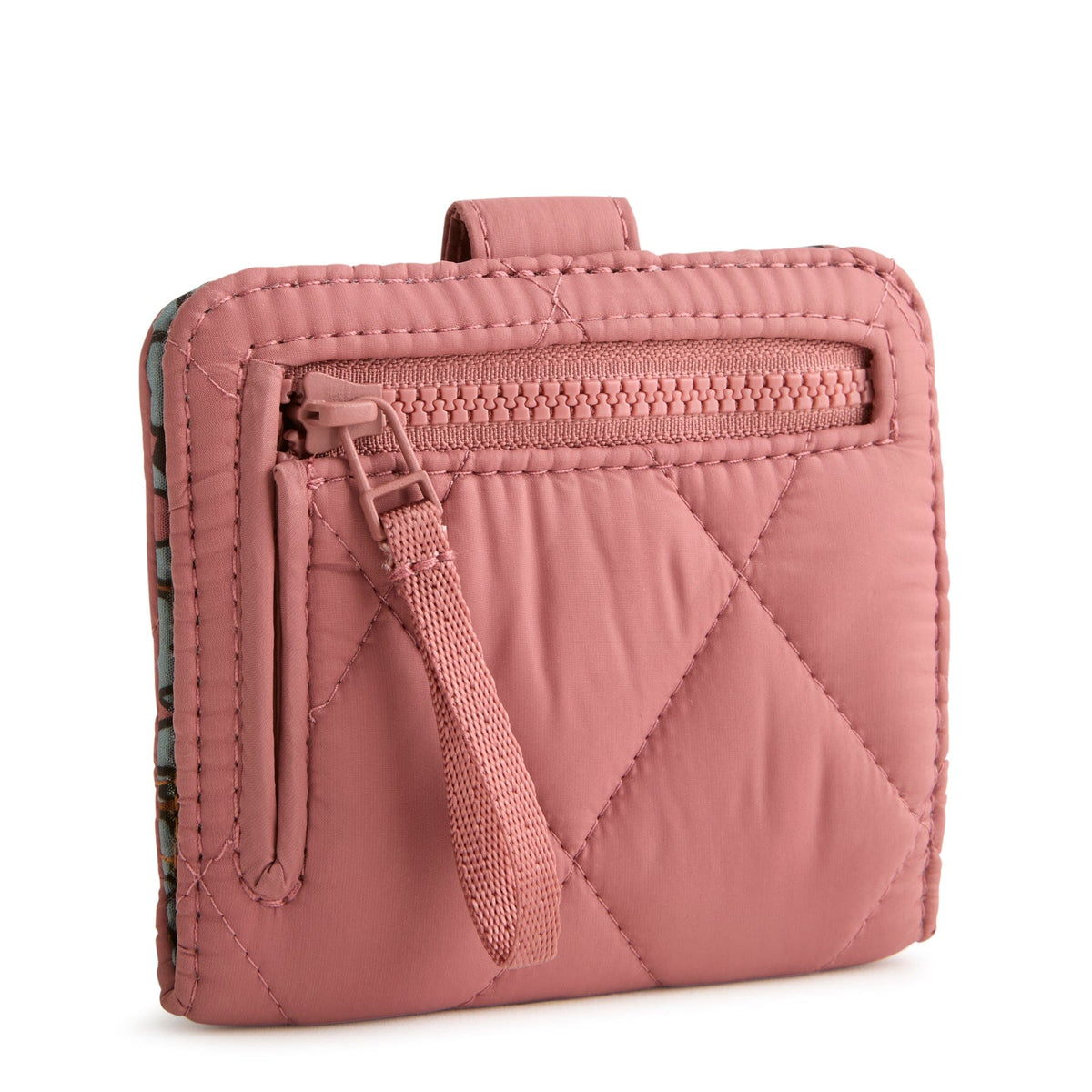 Small Tab Wallet in Withered Rose