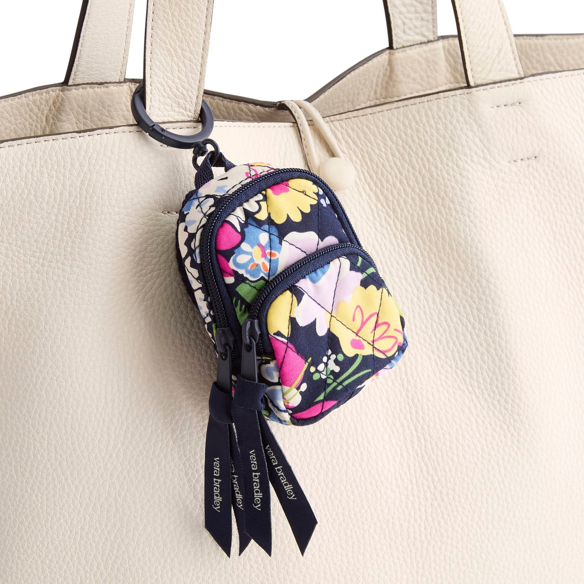 Bancroft Backpack Bag Charm in Poppy Fields