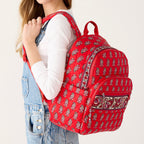 Bancroft Backpack in Flowering Paisley Goji Berry