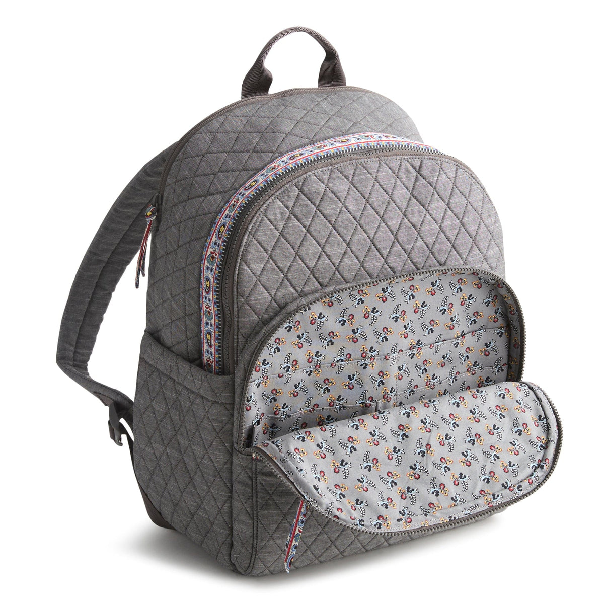 Bancroft Backpack Purse in Black Chambray