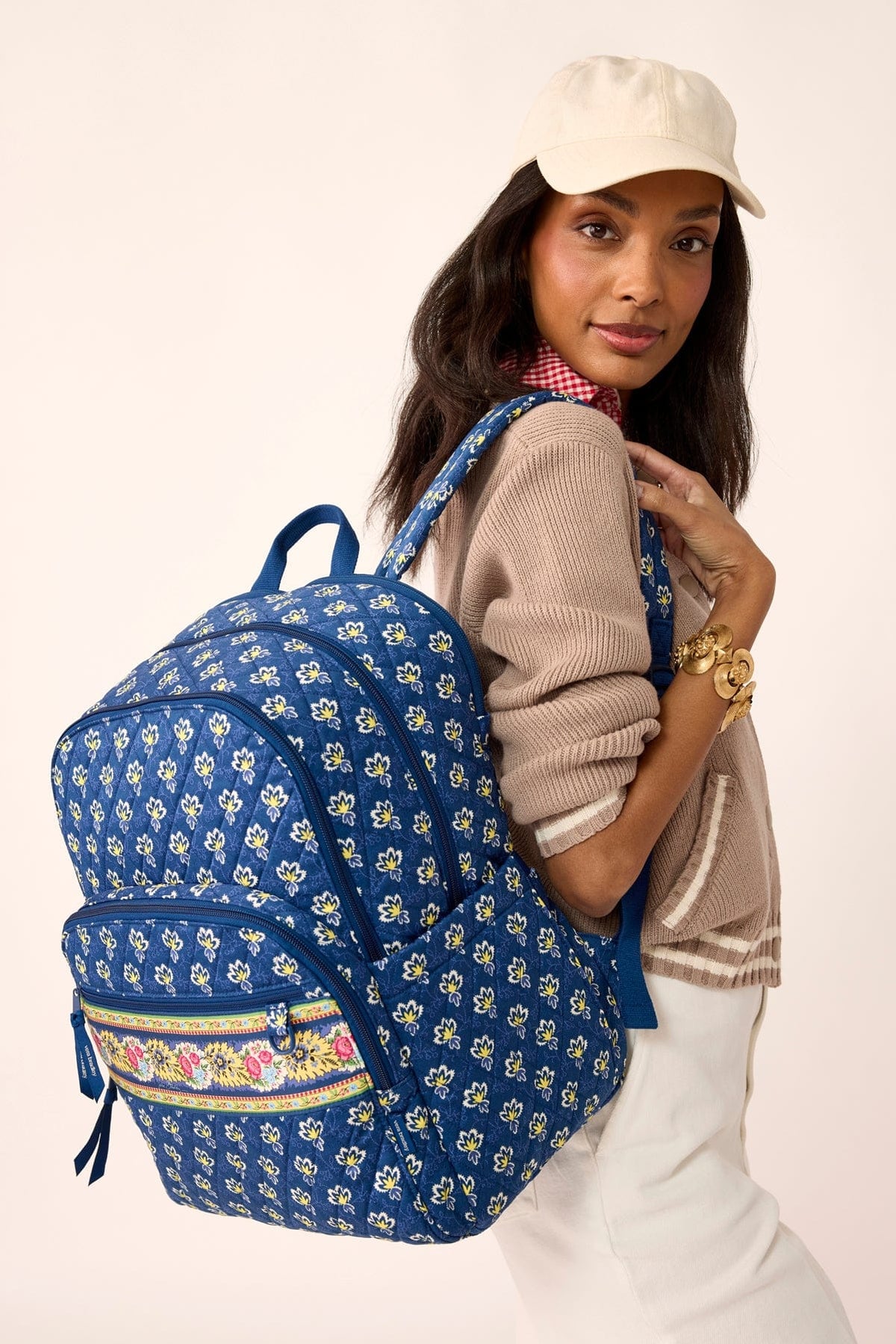 Large Bancroft Backpack in Maison Blue