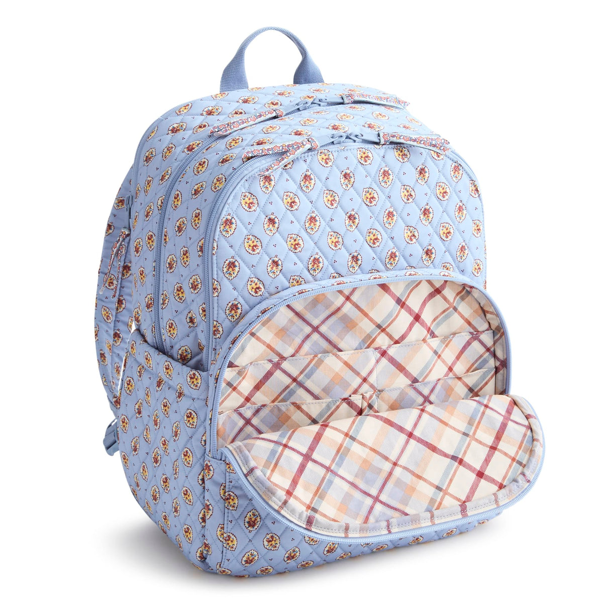 Large Bancroft Backpack in Blue Leaf