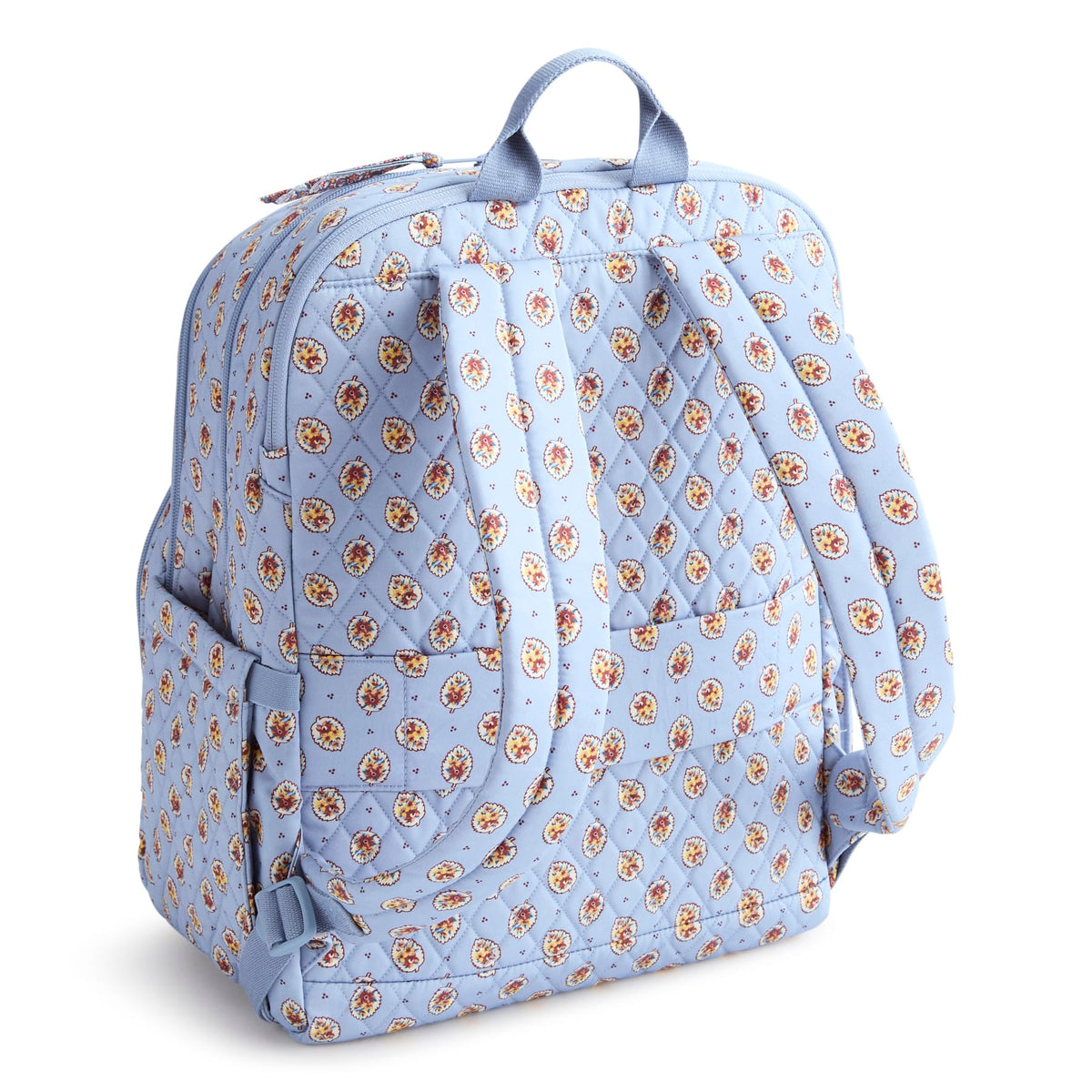 Large Bancroft Backpack in Blue Leaf