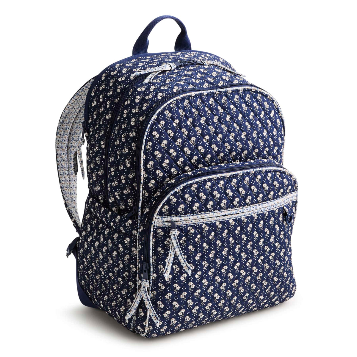 Large Bancroft Backpack in Rachel Ditsy Peacoat