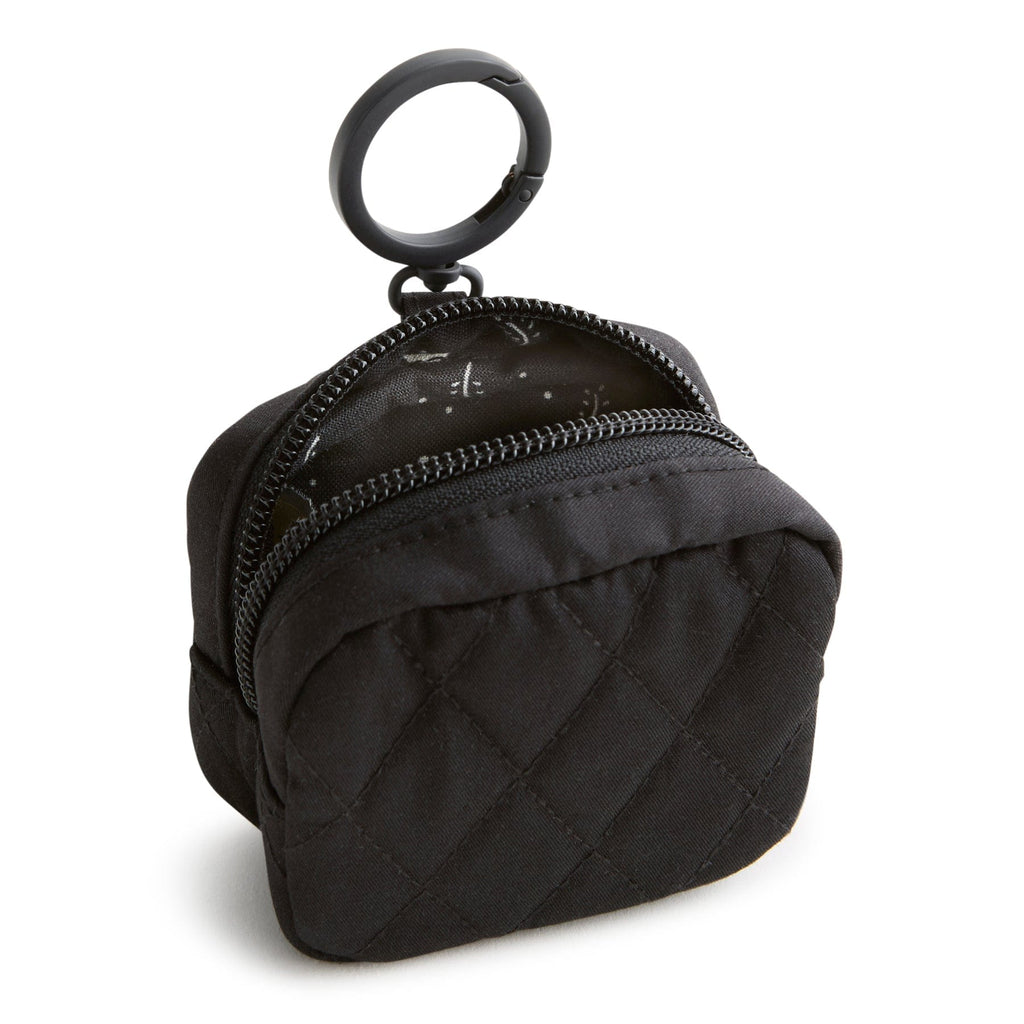 Zip Earbud Bag Charm in Moonless Night