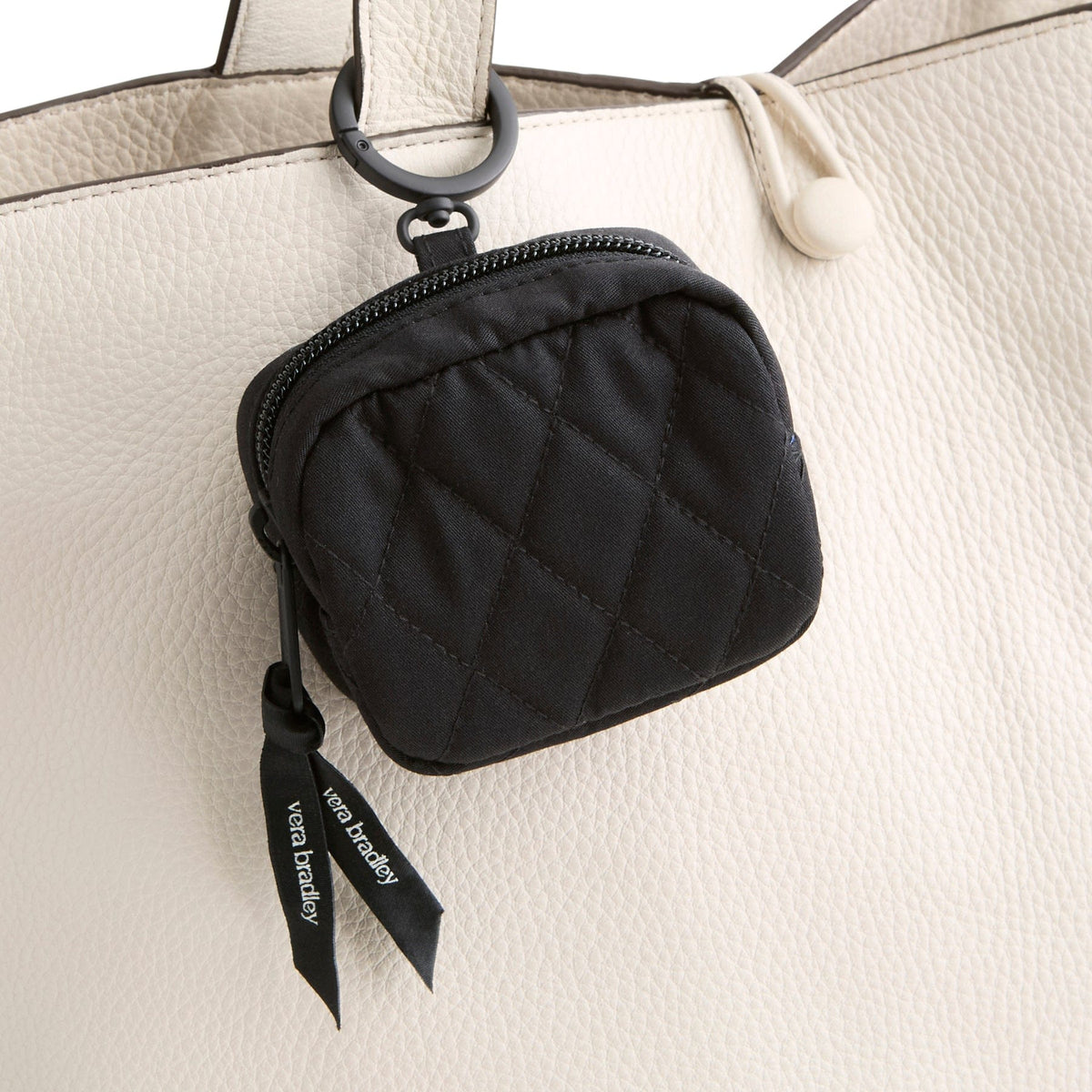 Zip Earbud Bag Charm in Moonless Night