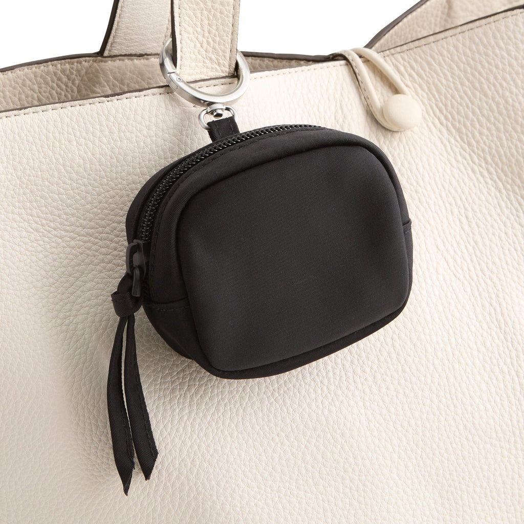 Zip Earbud Bag Charm Clip in Moonless Night