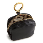Zip Earbud Bag Charm in Moonless Night