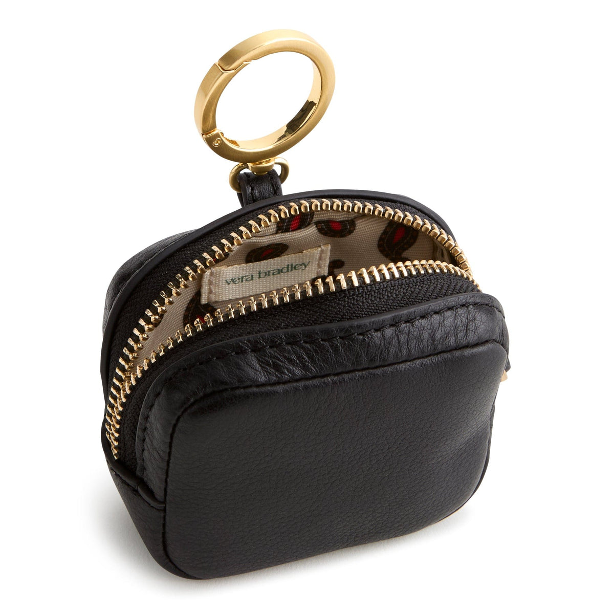 Zip Earbud Bag Charm in Moonless Night