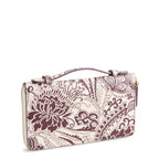 Travel Wallet in Eclectic Paisley Cottage Cream