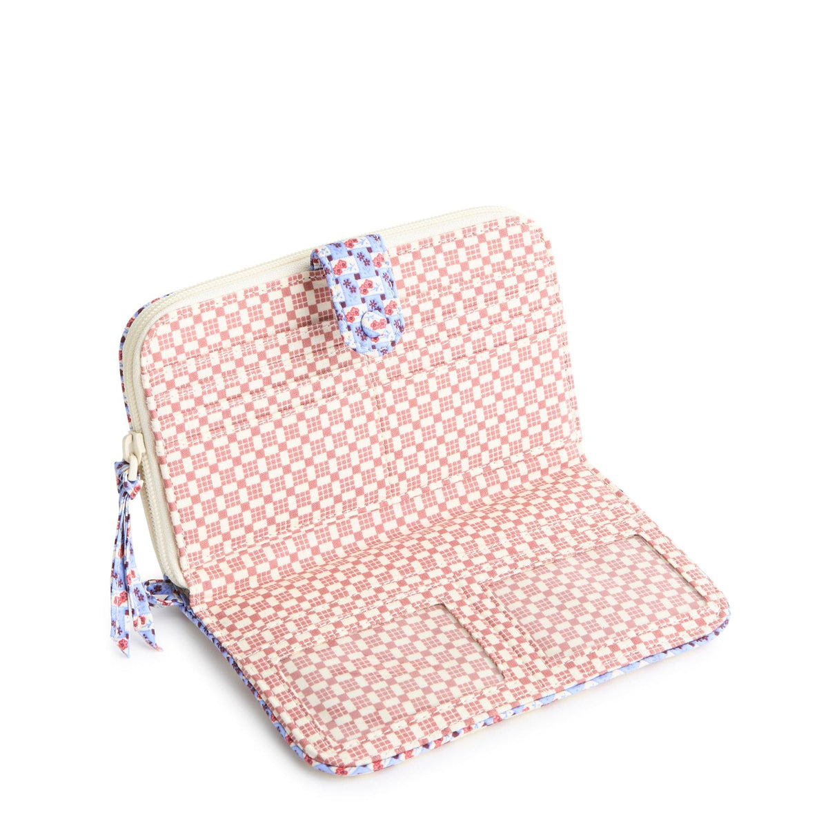 Large Tab Wallet in Rachel Ditsy