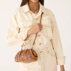 Small Taber Crossbody in Iconic Paisley Roasted Pecan