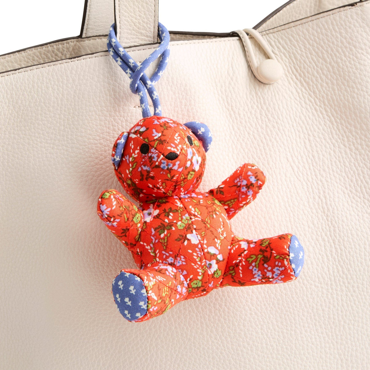 Bitty Bear Bag Charm in Wildflower Sprigs