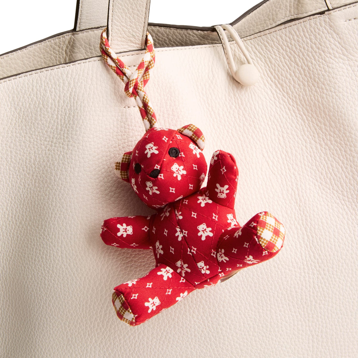 Bitty Bear Bag Charm in Beary Ditsy