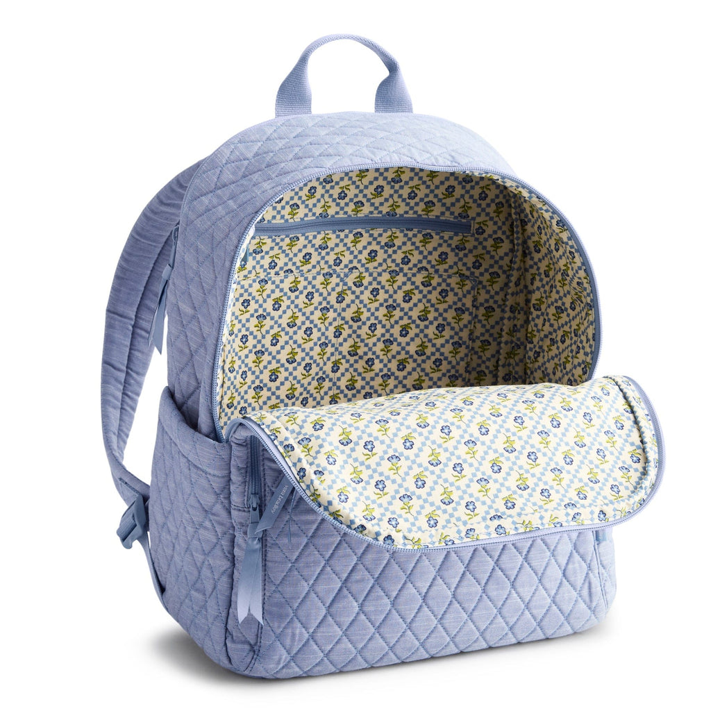 Bancroft Backpack in Blue Chambray
