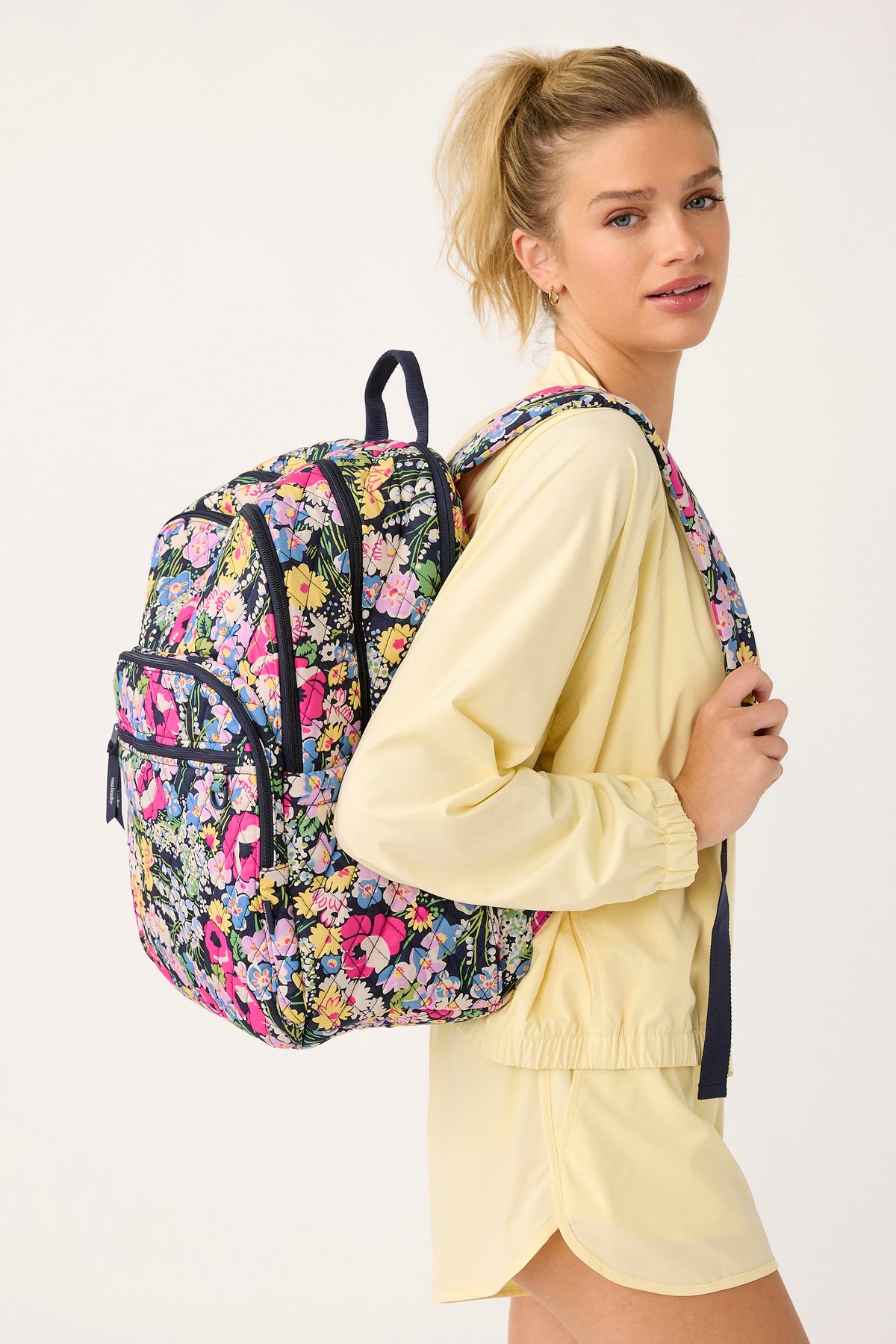 Large Bancroft Backpack in Poppy Fields