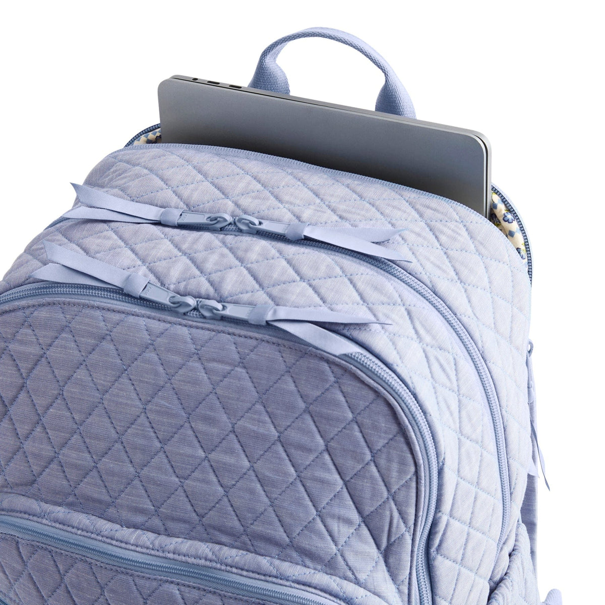 Large Bancroft Backpack in Blue Chambray