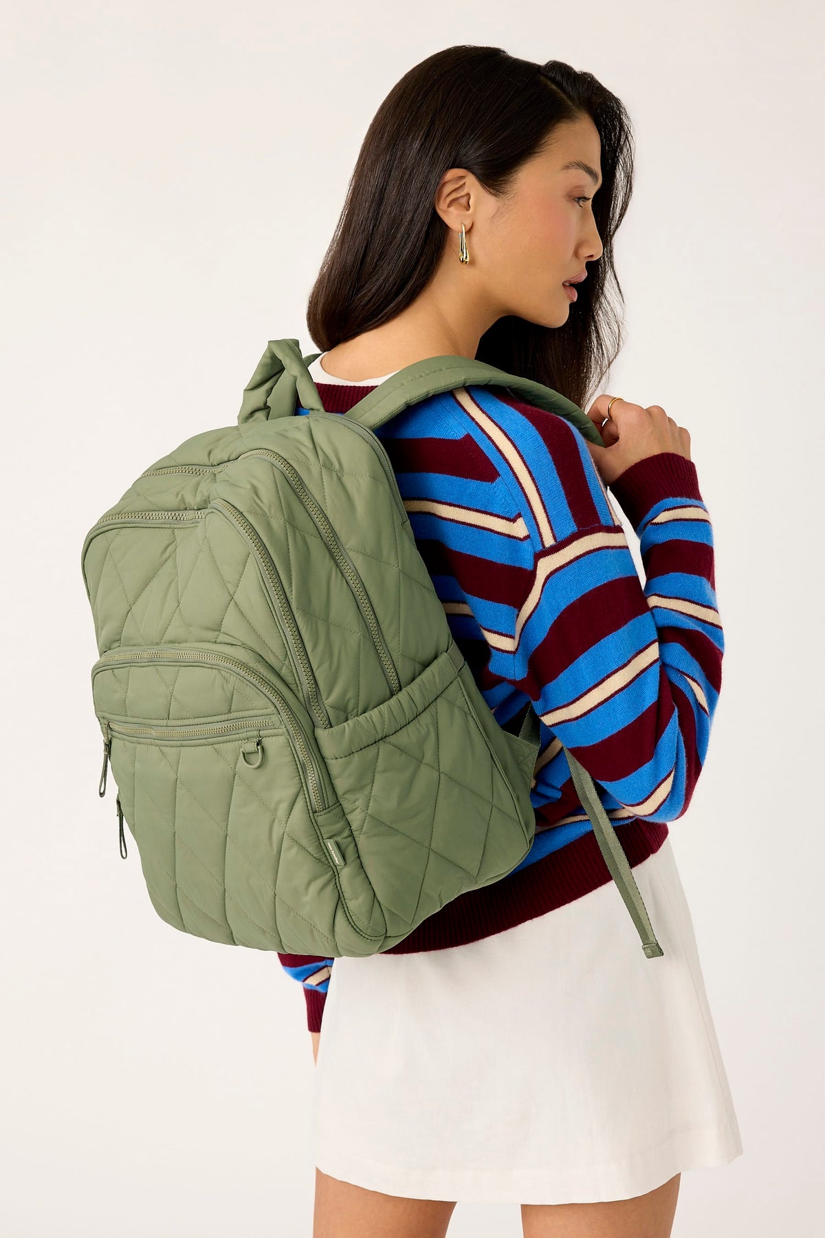 Large Bancroft Backpack in Deep Lichen Green