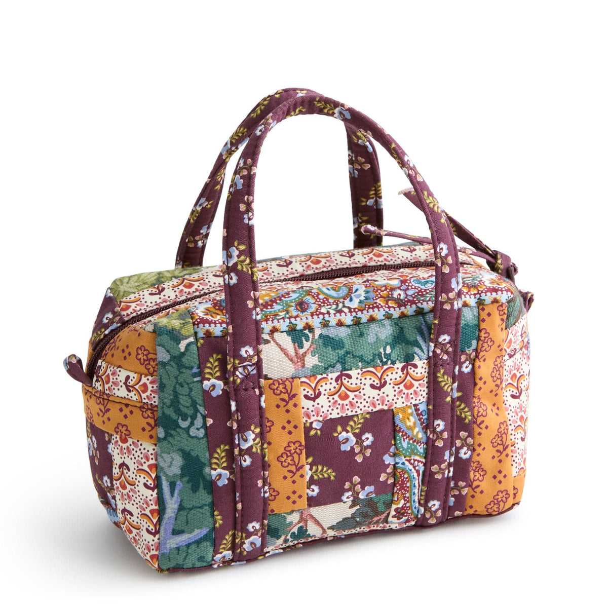Mini Original Duffel Crossbody in Fall Harvest Patchwork