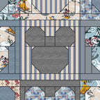 Disney Mickey Mouse Crossbody in Ski Weekend Mickey Mouse Patchwork