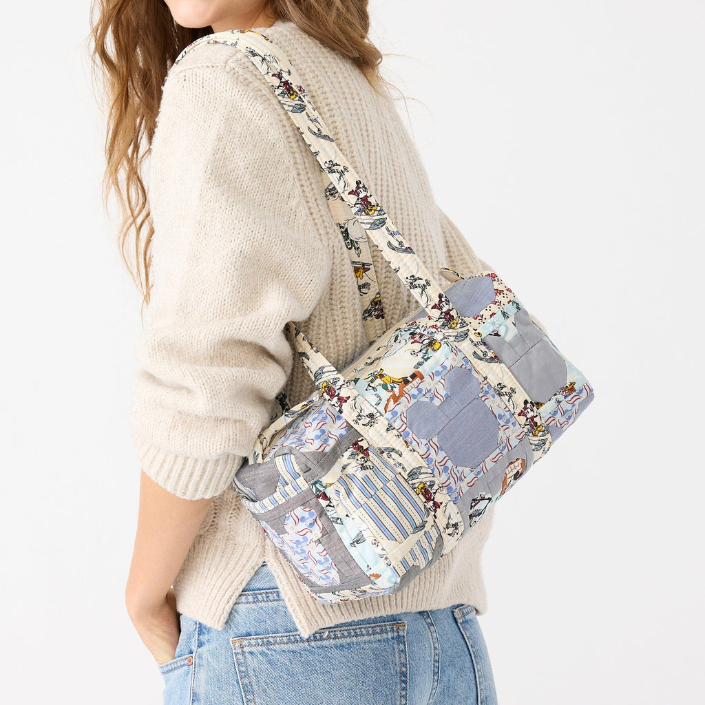 Disney Original 100 Handbag in Ski Weekend Mickey Mouse Patchwork
