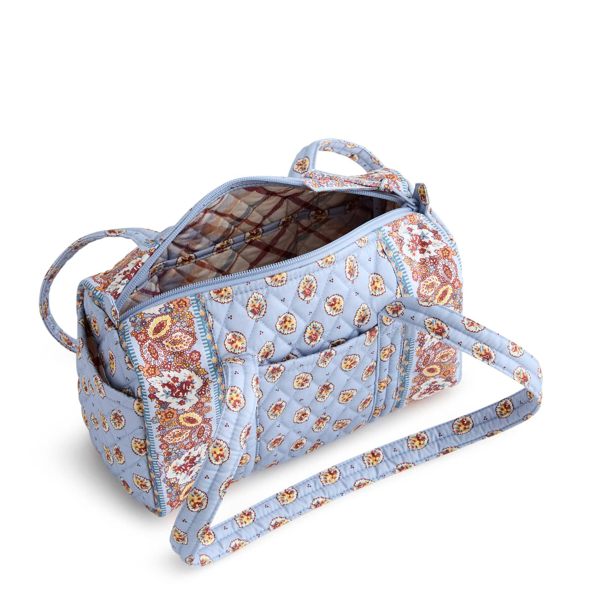 Original 100 Handbag in Blue Leaf